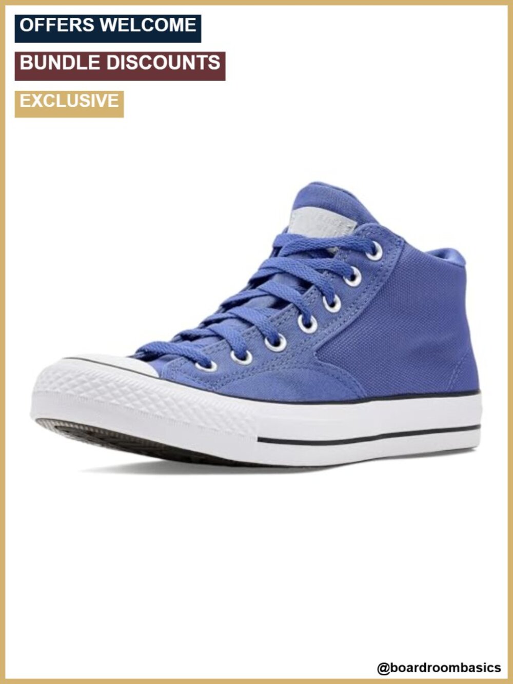 Converse Chuck Taylor All Star Malden Street Mid Top Sneakers Canvas OrthoLite